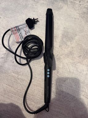 Bio Ionic Black Hair Styling Wand – Black